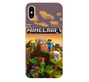 Чохол для iPhone X, XS / Чохол на замовлення Принт: Майнкрафт
