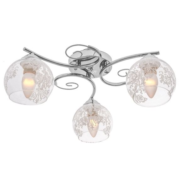 Люстра потолочная в спальню E27 60W CH (LK-596C/3) | Зображення 1