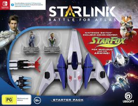 Гра Starlink Battle for Atlas для Nintendo Switch, стартовий ігровий набір з пілотами, зорельотом і зброєю