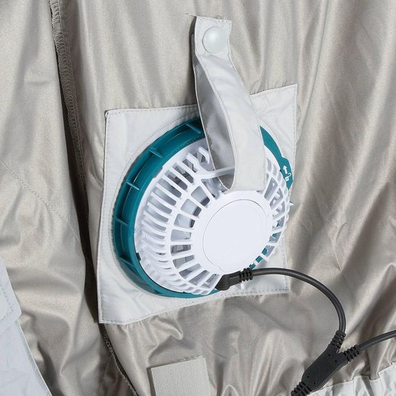 Куртка акумуляторна з вентиляцією Makita DFJ405ZL (LXT, CXT, без акумуляторів та зарядного пристрою) | Зображення 7