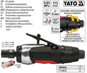 Шлифмашина пневматическая прямая YATO Польша YT-09632