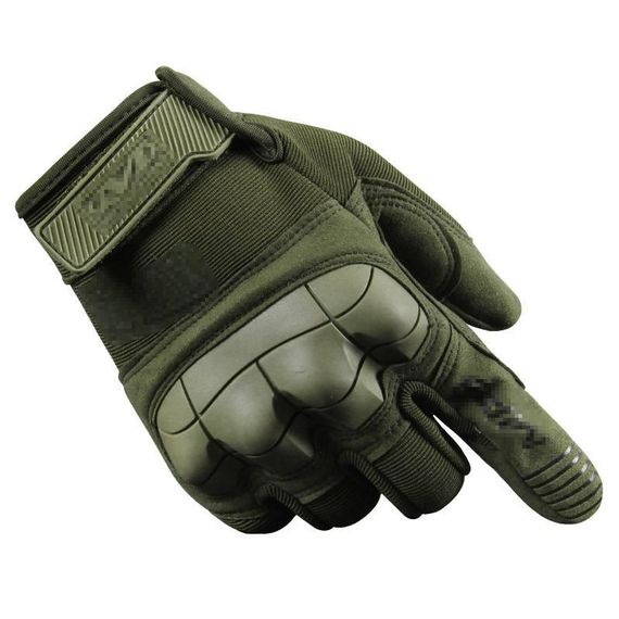 Рукавички Mechanix Protect закриті Олива,повнопалі штурмові армійські рукавички | Зображення 2