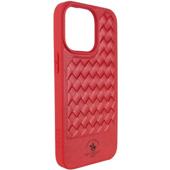 Шкіряний чохол Polo Santa Barbara для Apple iPhone 13 Pro (6.1") Red | Зображення 2