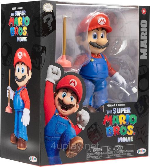 Коллекционная фигурка Марио 13см Братья Супер Марио в кино Оригинал The Super Mario Bros Movie | Зображення 1