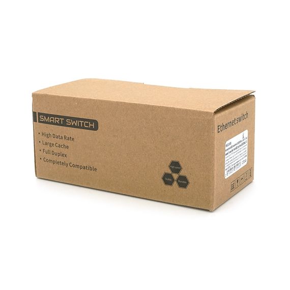 Комутатор Merlion MG1008 8 портів Ethernet 10/100/1000 Мбіт/сек. пластик DC 5V. Блок живлення у комплекті | Зображення 1