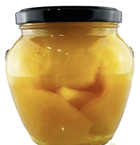 Груша консервована в сиропі половинками МК Gruszki (Польща), 570 г, у склі | Зображення 1