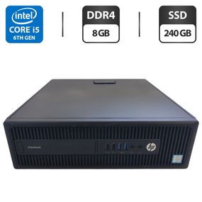 Комп'ютер HP EliteDesk 800 G2 SFF / Intel Core i5-6500 (4 ядра по 3.2 - 3.6 GHz) / 8 GB DDR4 / 240 GB SSD / Intel HD Graphics 530 б/в