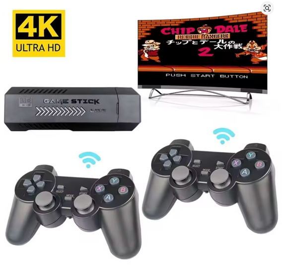 Игровая приставка X2 Plus Gamestick с двумя беспроводными джойстиками ∙ Gamepad-приставка X2 Plus 64GB с поддержкой 4K Ultra HD | Зображення 4