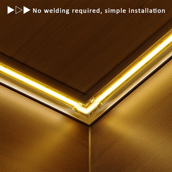 Конектор для LED стрічки COB 8 mm 2 pin без паяння 5 шт. | Зображення 2