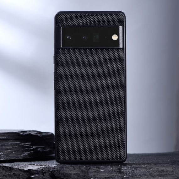 Google Pixel 7 чехол Woven Nylon черный