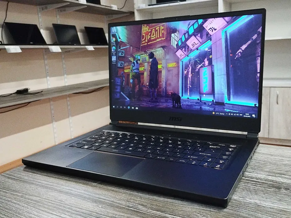 Ноутбук MSI GS65ST-8RF|15,6"IPS 144Гц/i7-8750HQ/16Gb/GTX-1070 8 GB/256+256 SSD