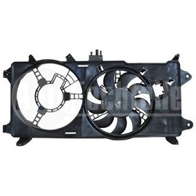 Диффузор радиатора с моторчиком Fiat Doblo 1.9 JTD 01-, AutoTechteile, 508 0054, 508 0054