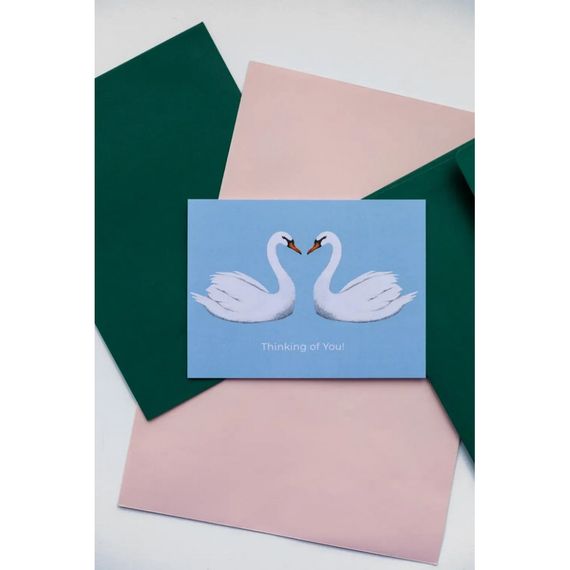 Листівка з конвертом Лебеді СS-GS-002 | Зображення 2