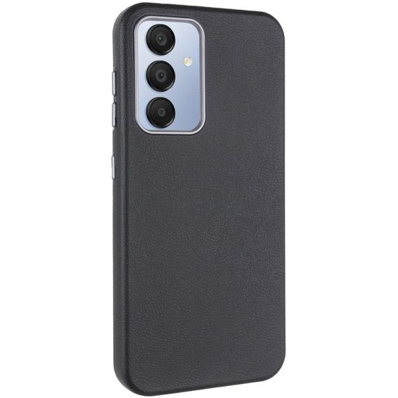 Шкіряний чохол Leather Case Metal Buttons для Samsung Galaxy S23 FE Black