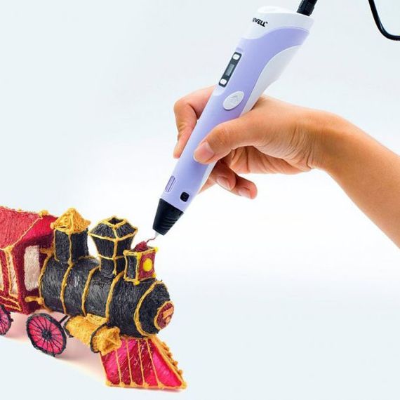 3D ручка Smart 3D Pen 2 c LCD дисплеєм. JM-716 Колір фіолетовий | Зображення 5