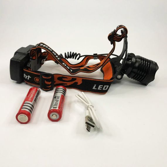 Ліхтар налобний Police BL-2189 T6 (MicroUSB), універсальний, з оптичним зумом, водонепроникний ліхтар | Зображення 7