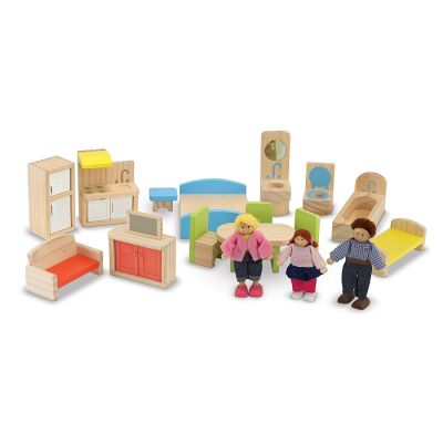 Ігровий набір Melissa&amp;Doug Кукольный домик с подъемником и мебелью (MD2462) | Зображення 1