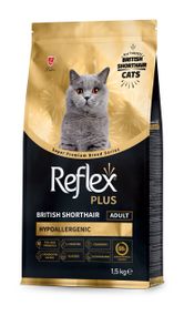 Сухий корм для котів породи британська короткошерста Reflex Plus British Shorthair Adult, 1.5 кг