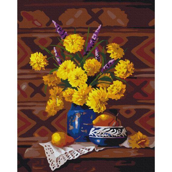 Картина по номерам "Букет нектара" © Valentyna Ivanova Brushme BS53487 40х50 см