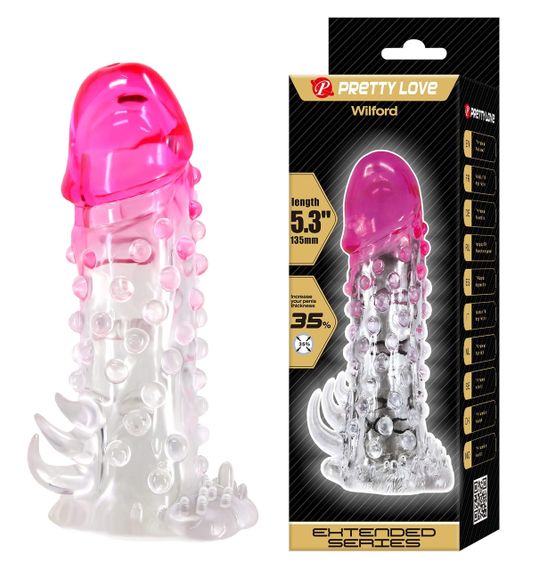 Насадка-презерватив PRETTY LOVE — Wilford, BI-026203-1 Sex Aura