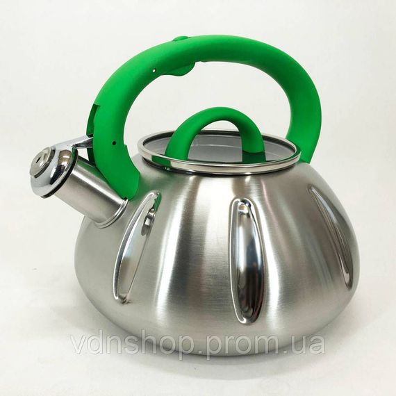 Чайник для газовой плиты 3 литра, Чайник для газовой комфорки газовый 3 литра PD-86 | Зображення 1