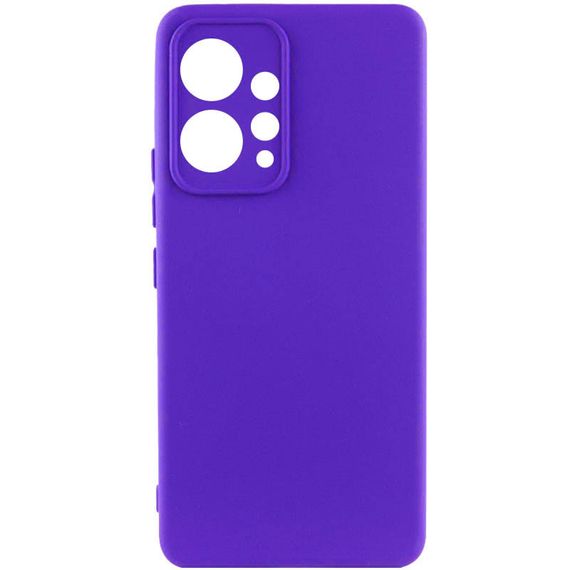 Чехол Silicone Cover Lakshmi Full Camera (AA) для Xiaomi Redmi Note 12 4G Full camera, Фіолетовий / Purple