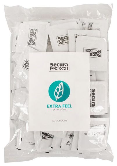 Ультратонкі презервативи Secura - Extra Feel, №100 sexstyle