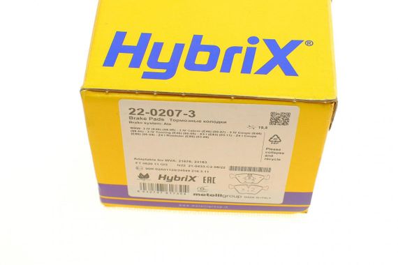 Колодки гальмівні передні BMW 3 E46 99-07 X3 E83 03-11 Z4 E85 E86 06-08 22-0207-3 | Зображення 9
