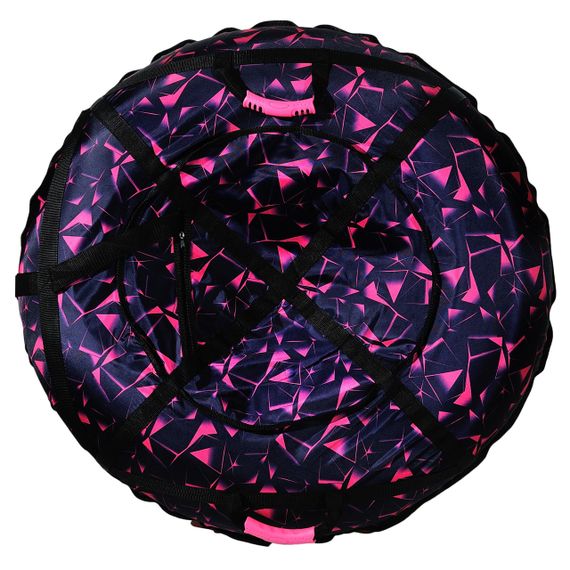 Тюбінг 100 см "Рожевий лід" (Оксфорд) плюшка для снігу | Зображення 3