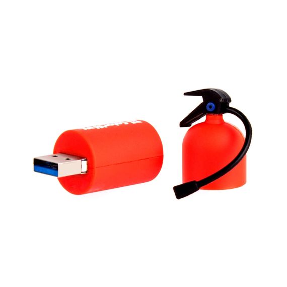 USB флеш накопичувач ColorWay Fire 64 GB USB 3.0 Red (CW-USBFE64) | Зображення 3