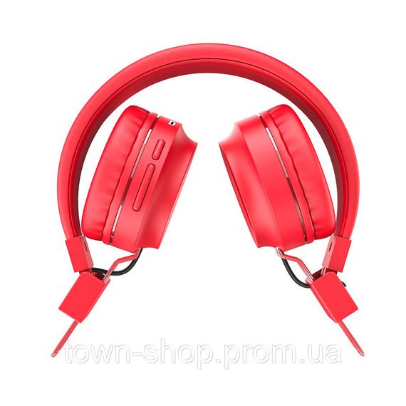 Беспроводные Bluetooth наушники HOCO W25, Red, Blister | Зображення 2