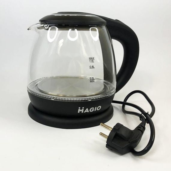 Хороший электронный чайник Magio МG-496 1 л 900 Вт, Бесшумный чайник, Электрочайник удобный TH-52 | Зображення 2