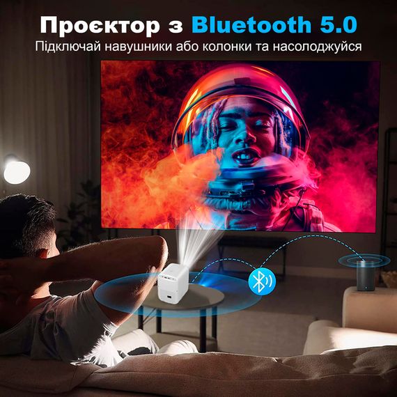 Проектор Everycom L8 wifi версії (L8A_6299) | Зображення 8