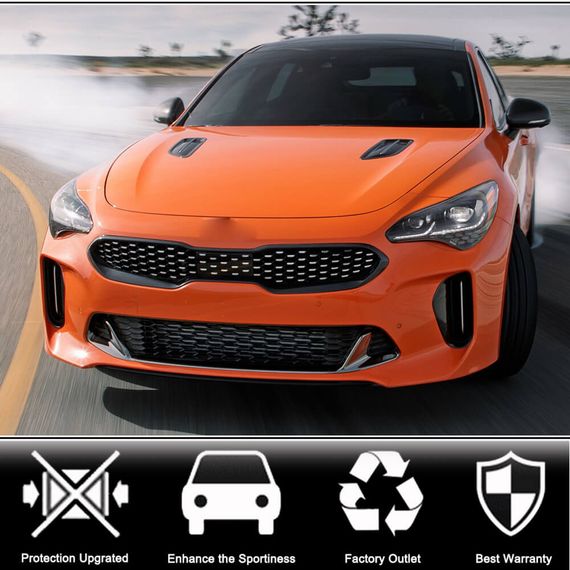 Окантовка Решетки Радиатора (Карбон) для Kia Stinger 2017-2023 гг | Зображення 1