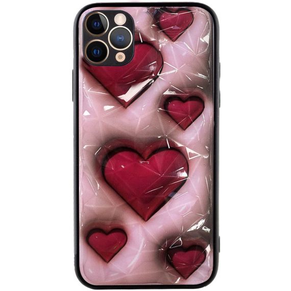 TPU+PC чохол Prisma Plushie для Apple iPhone 12 Pro (6.1") Hearts | Зображення 1