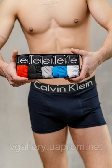Мужской набор хлопковых трусов , мужские трусы СК в коробке на 3 штук, набор мужских трусов на подарок | Зображення 4