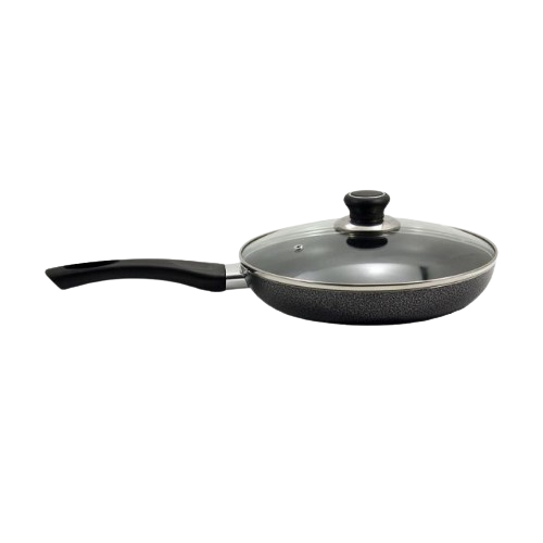 Сковорідка d24см скляна кришка а/п Non Stick PN-24H Interos