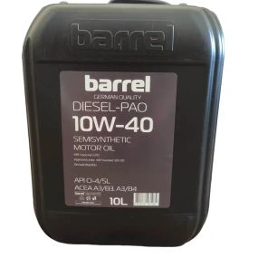 Олива моторна Barrel 10W40 Diesel-PAO, 10л, 121023150