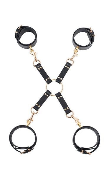 Система фиксации GP PREMIUM HOG TIE SET BLACK Sex Aura | Зображення 6