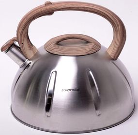 Чайник Kamille Whistling Kettle 5л з нержавіючої сталі зі свистком