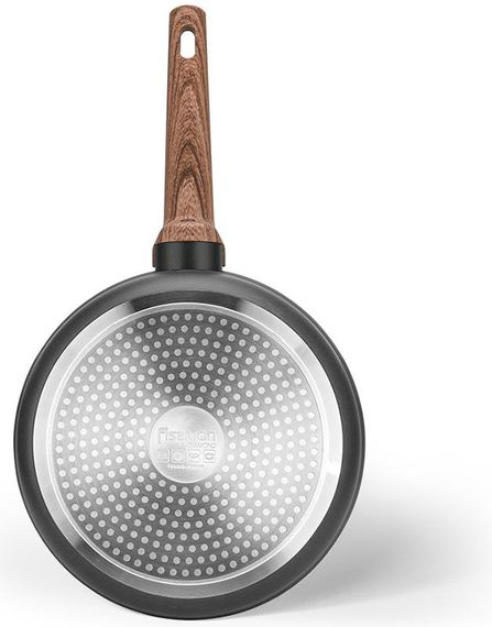 Сковорода глибока Fissman Diamond Grey Ø24см з 5-шаровим антипригарним покриттям, чорний | Зображення 2