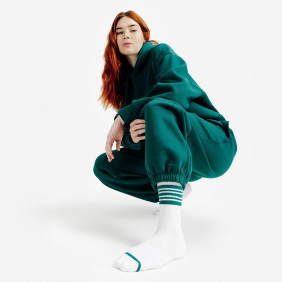 Шкарпетки високі 2 пари зелені/білі - EU43/46 UA43/46 | Зображення 4