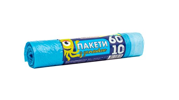 Пакеты для мусора 60*10 с завязками ТМ Продом