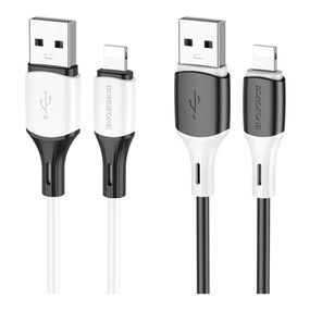 USB Borofone BX79 Silicone Lightning 2.4A