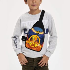 Сумка через плечо детская Minecraft Крипер 29х17 см сумка слинг для мальчика (02096)