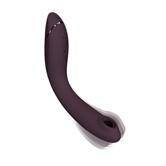 Вакуумний стимулятор для точки G та клітора з вібрацією Womanizer OG Aubergine, 12 рівнів, 3 режими | Зображення 4