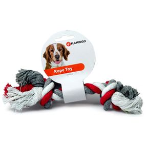 Игрушка для собак Flamingo Cotton Bone 2 Knots, 22 см