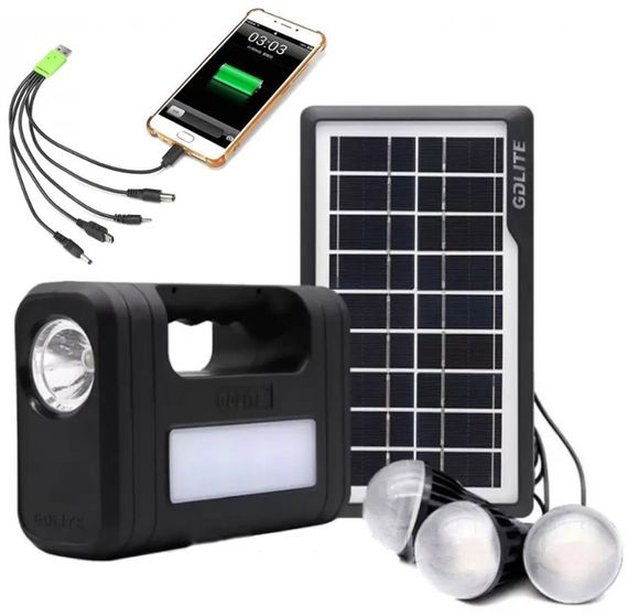 Портативна сонячна станція з швидким заряджанням XPRO GD 8017 Smart (234567437_999) | Зображення 2