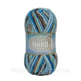 Шкарпеткова пряжа Nako Boho Concept, 32843