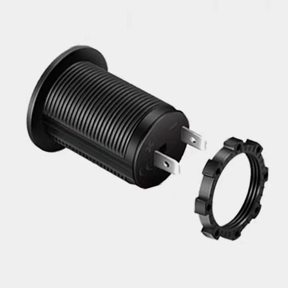 Врезная USB зарядка в машину QC 2.1 USB 12-24в | Зображення 1